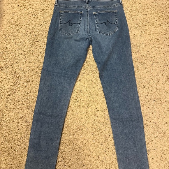 Ag Adriano Goldschmied Blue Skinny Jeans - Picture 2 of 4